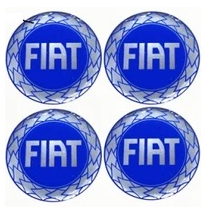 FIAT 55mm NAKLEJKI NA FELGI DEKIELKI KOLPAKI