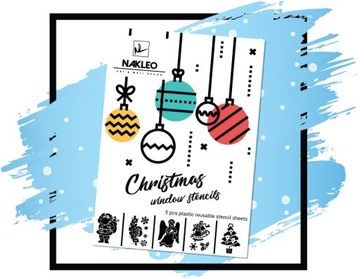 фото ориг. №4, Template to artificial snow set 5 pcs multifunctional a4 21x30 centimeters festive
