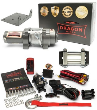 КОМПЛЕКТ ЧЕТЫРЕХЛЕБЕДКИ DRAGON WINCH DWH3000HD 1,3 Т