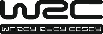 VAR WRC - naklejka 18 x 6 CZARNA