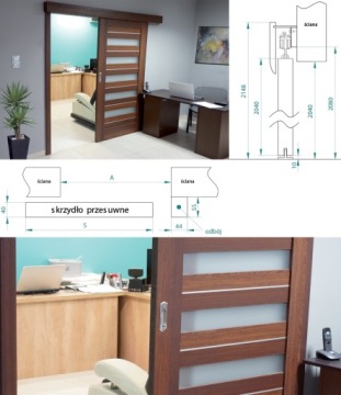 Drzwi Przesuwne ROCO WINDOOR producent KOMPLET