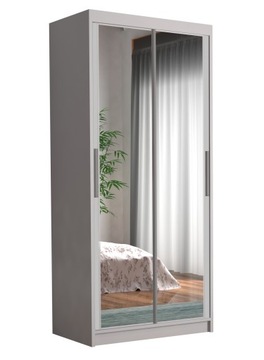 Szafa przesuwna MINI 90 lustro+lacobel NOWOŚĆ
