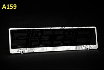 Рамка номерного знака INOX! Mercedes AMG GT с регистрационным номером G