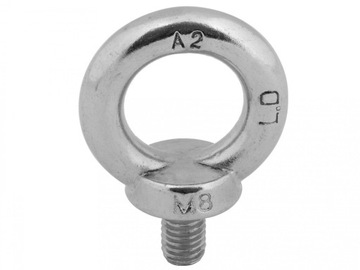 ŚRUBA Z UCHEM NIERDZEWNA A2 OCZKOWA M16 INOX PROMO