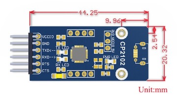 CP2102 USB - UART преобразователь RS232 для ARDUINO