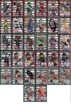 karty Lego Ninjago seria 3, błyszczące specjalne