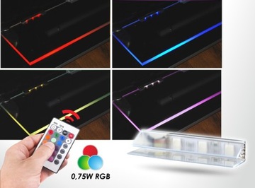 Светодиодная накладка CLIP PVC для RGB-подсветки стекла