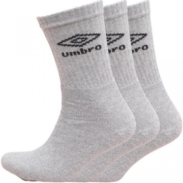 Skarpety Skarpetki frotte UMBRO 3-pak SZARE 39-42