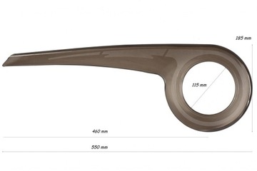 КРЫШКА ЦЕПИ ЧЕРНАЯ 18.5/52 38Z SRAM SHIMANO