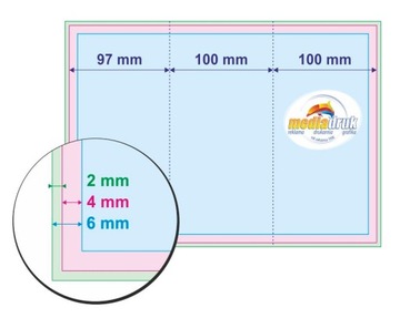 ЛИСТОВКИ А4 100000 ШТ. 115G DL/A5 СЛОЖЕННЫЕ ЛИСТОВКИ