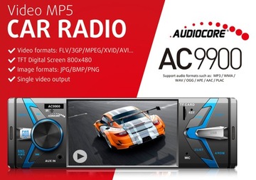 RADIO SAMOCHODOWE MP5 EKRAN AVI USB SD BLUETOOTH