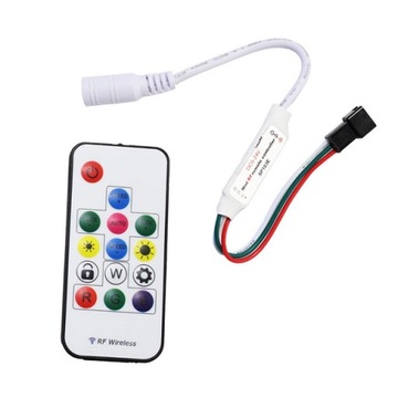 STEROWNIK KONTROLER LED RGB 12V PIXEL WS2811 PILOT