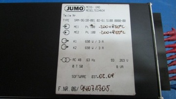 Regulator JUMO MESS-UND SRM-96/20 SMR-48