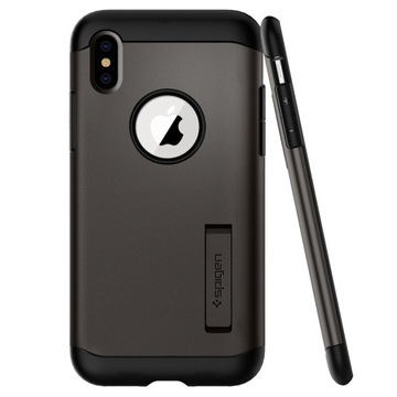 Plecki Spigen Slim Armor do Apple iPhone XS Max szare