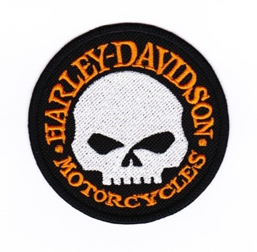 VAR naszywka HARLEY - DAVIDSON czaszka 8,5 cm