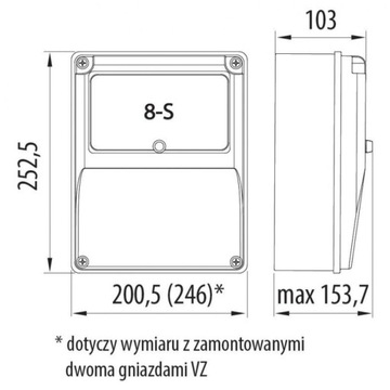 Распределительное устройство Pawbol 230 В IP44 16 А