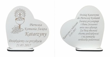 Podziękowanie dla Gości I Komunia Białe 2 strony