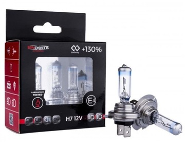 ŻARÓWKI H7 +130% 55W PREMIUM 2 SZT