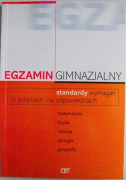 Egzamin gimnazjalny standardy wymagań matematyka