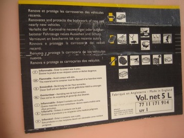 500мл молоко НАНОТЕХНОЛОГИЯ, сервис RENAULT 697