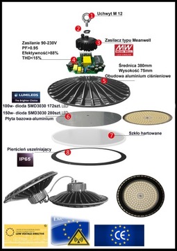 ПРОИЗВОДИТЕЛЬ СВЕТОДИОДНОЙ ЛАМПЫ HIGH BAY UFO 100W!