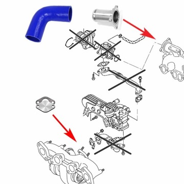 ЗАМЕНА ПРОБКИ EGR F92c 1.9 TDI AXR BKC BKD BL