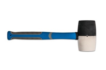 MŁOTEK GUMOWY SOFT BIAŁO-CZARNY, MŁOTKI 900G