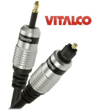 ОПТИЧЕСКИЙ КАБЕЛЬ TOSLINK ДЛЯ MINI JACK VITALCO OP50 1,5 м