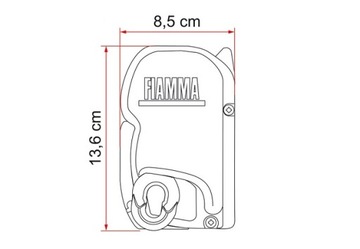 ТЕНТОВАЯ РОЛЛЕТНИЦА FIAMMA F45S 300x250см