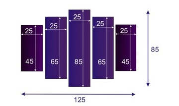 POMOST Obrazy na płótnie 125x85 Obrazy częściowe