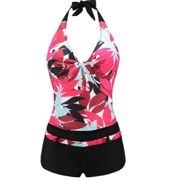 Strój kąpielowy tankini spodenki PLUS SIZE L