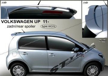 spoiler spojler do VW Up 3/5 dw hb 08/2011--