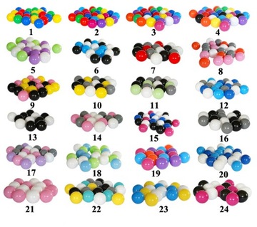 Разноцветные ШАРЫ ДЛЯ СУХОГО БАССЕЙНА 300шт 8см 3 цвета