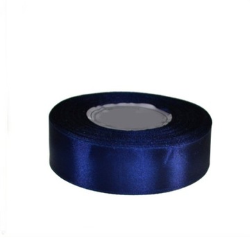 Tasiemka satynowa 25mm 32mb GRANAT 8112 wstążka