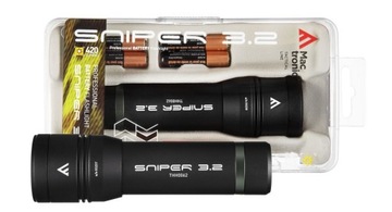 Latarka ręczna MACTRONIC SNIPER 3.2 420l+TEST FOTO