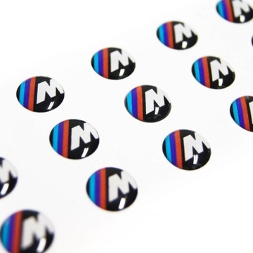 BWM Mpower do pilota logo 11mm 3D naklejka