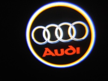 СВЕТОДИОДНЫЕ ПРОЕКТОРЫ ЛОГОТИПА AUDI 7 рисунков A3 A4 A5 A6 A8
