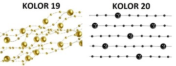 ЖЕМЧУЖНЫЕ ГИРЛЯНДЫ 1,3 М ЖЕМЧУЖНЫЕ ГИРЛЯНДЫ 20 x ЦВЕТ