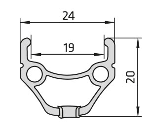 ПЕРЕДНЕЕ ВЕЛОСИПЕДНОЕ КОЛЕСО ПЕРЕДНЯЯ KELLYS DRAFT F 26 V-BRAKE ЧЕРНОЕ