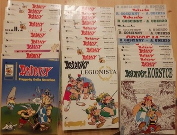 ASTERIKS seria : 30 albumów EGMONT Asterix DB+