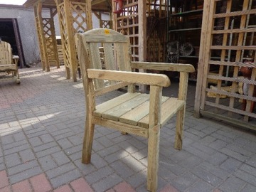 Деревянное кресло-лежак