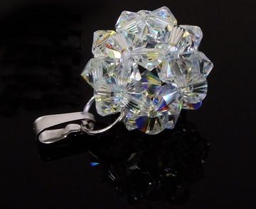 ARSYLION kolczyki z Swarovski Elements Crystal AB