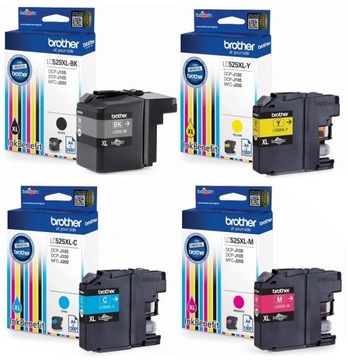 4x BROTHER INKS LC529 LC525 DCP-J100 J105 J200 XL