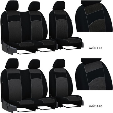 ТОЛСТЫЕ АВТОЧЕХЛЫ АВТОБУС VW T4 2+1