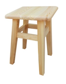 Taboret Kuchenny Sosnowy Krzesło 45cm Taborety ##