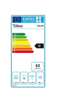 КУХОННАЯ ВЫТЯЖКА TOFLESZ SOLAR SPRINT WHITE 60