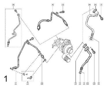 ПРОКЛАДКА ТУРБО RENAULT 1.9 DCI В СБОРЕ