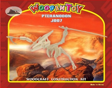фото ориг. №5, Puzzle wooden 3-door dinosaur pteranodon j007