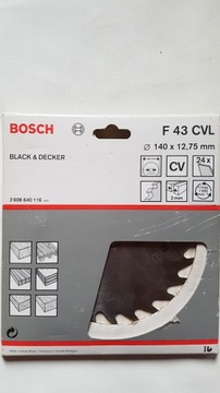 Диск BOSCH Деревянный 140x12,75 24 зуба F 43 CVL