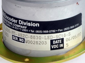 L25G-SB-12000-M5-ABZC-8830 BEI ENKODER INKREMENT.